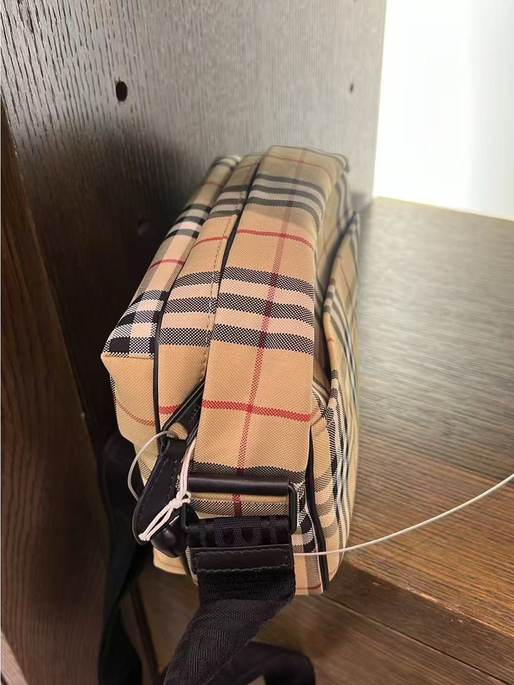New Burberry check crossbody bag - Picture 2 of 4